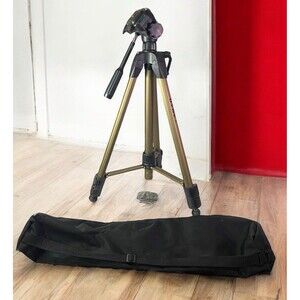 Dynex Series 60" Universal Tripod + Carrying Case + Quick Release Plate DX-TRP60